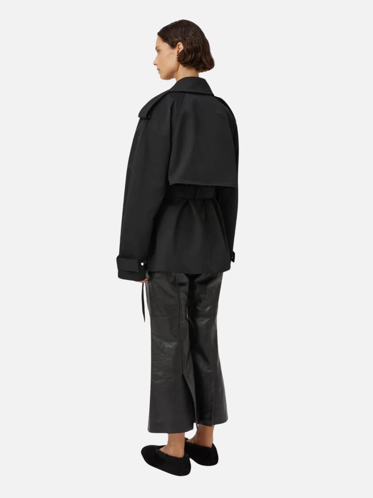 Camilla and Marc | Burdock Trench Jacket - Black | Perlu