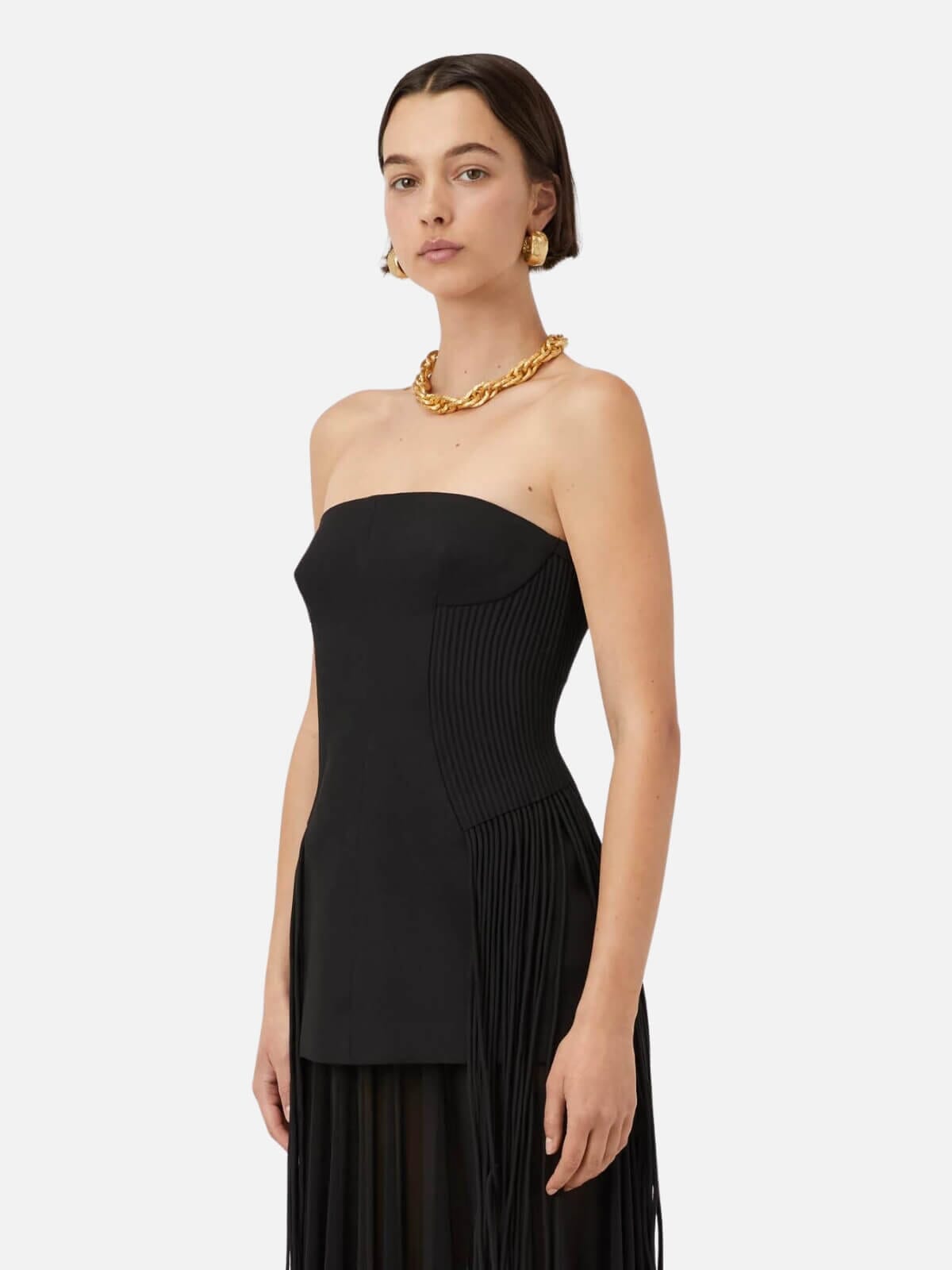 Camilla and Marc | Calder Bodice Top - Black | Perlu