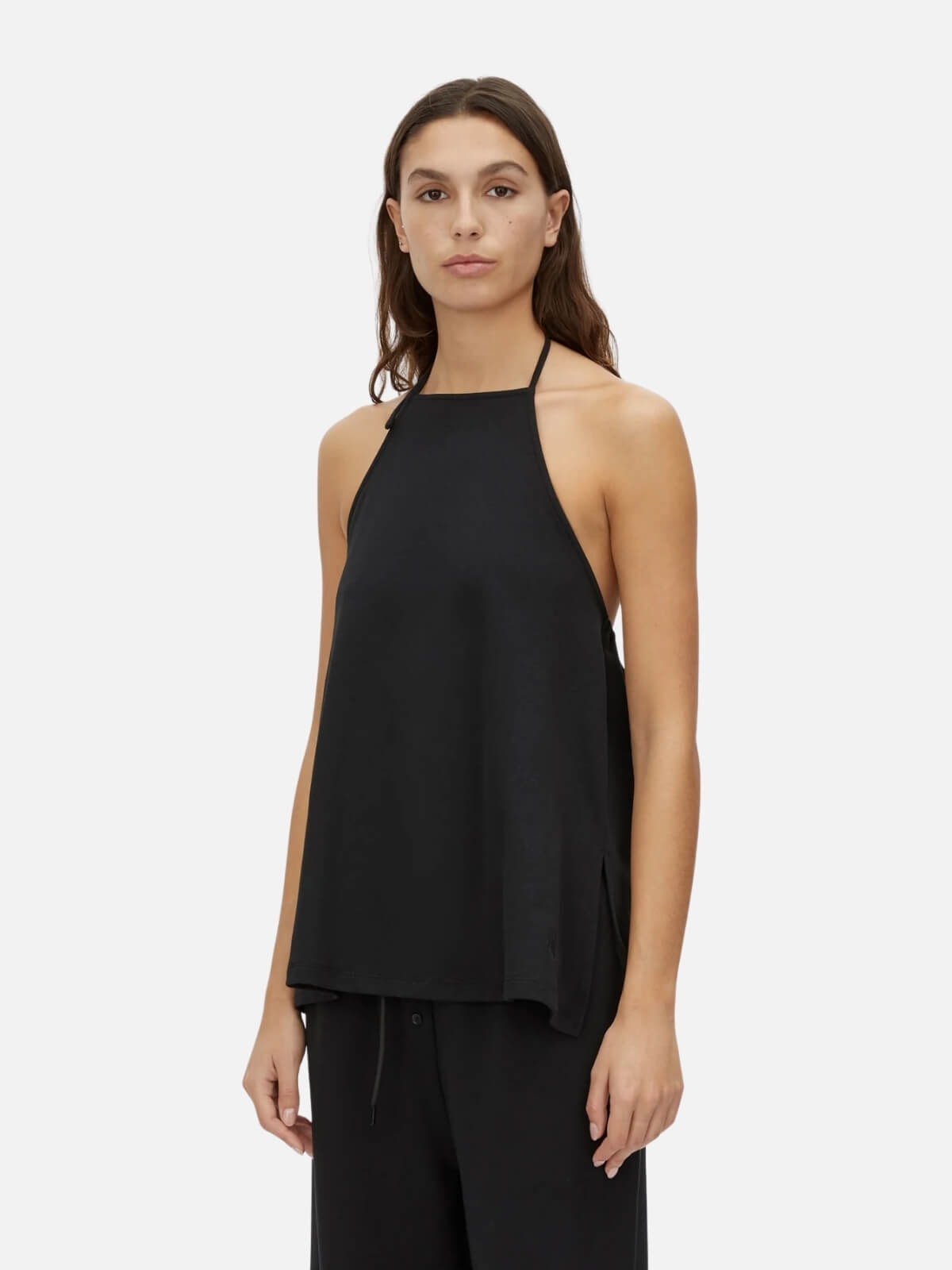 Canova Apron Top - Black