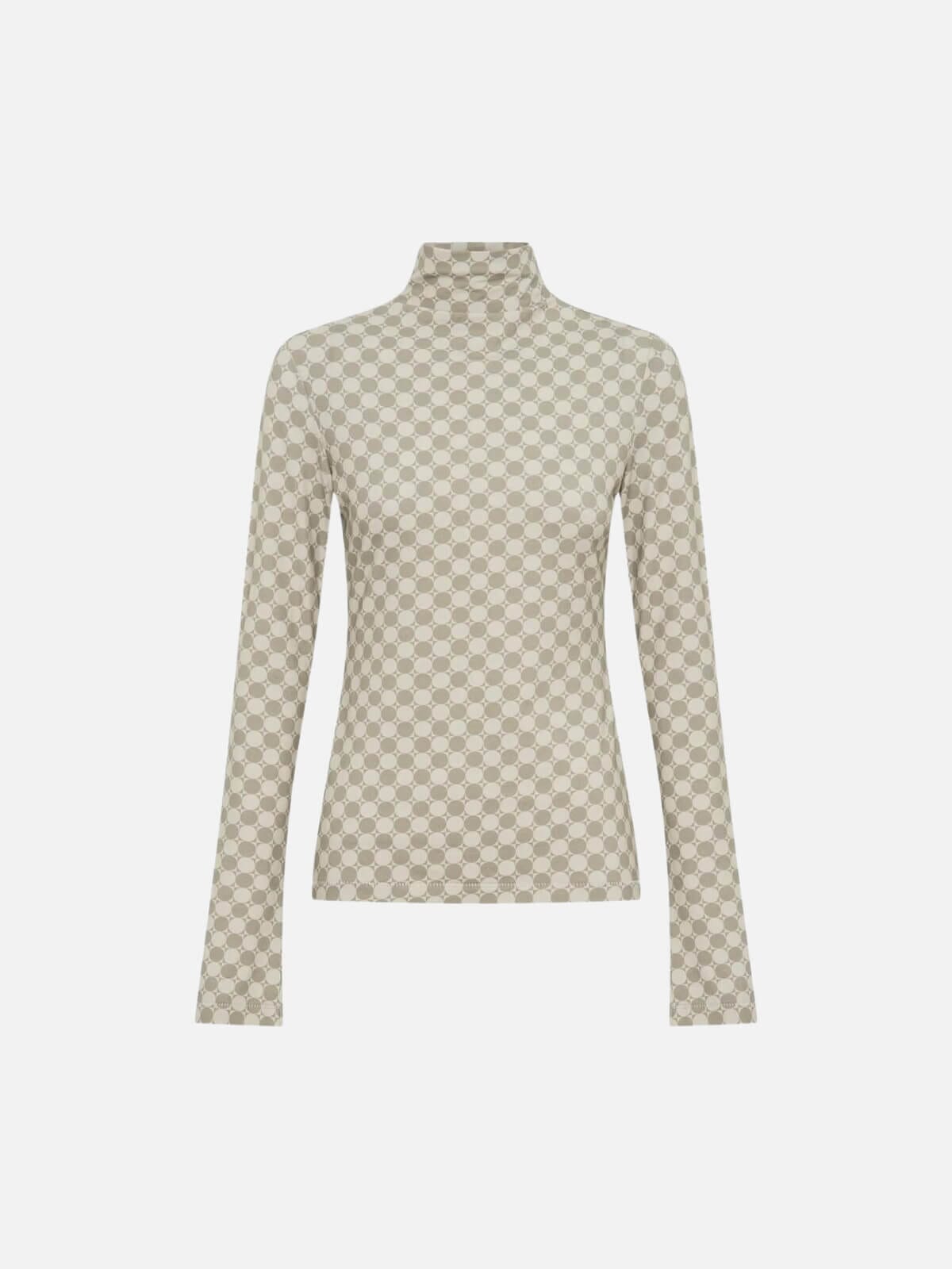 Camilla and Marc | Dionne Top - Taupe Dionne Print | Perlu