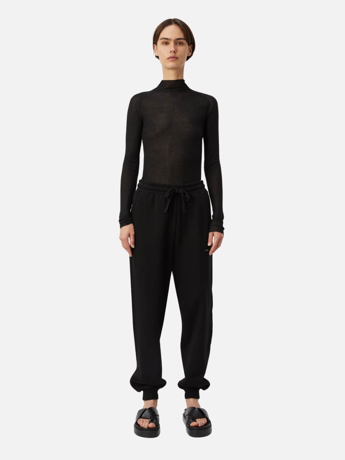 Camilla and Marc | Griffin Long Sleeve Top - Black | Perlu