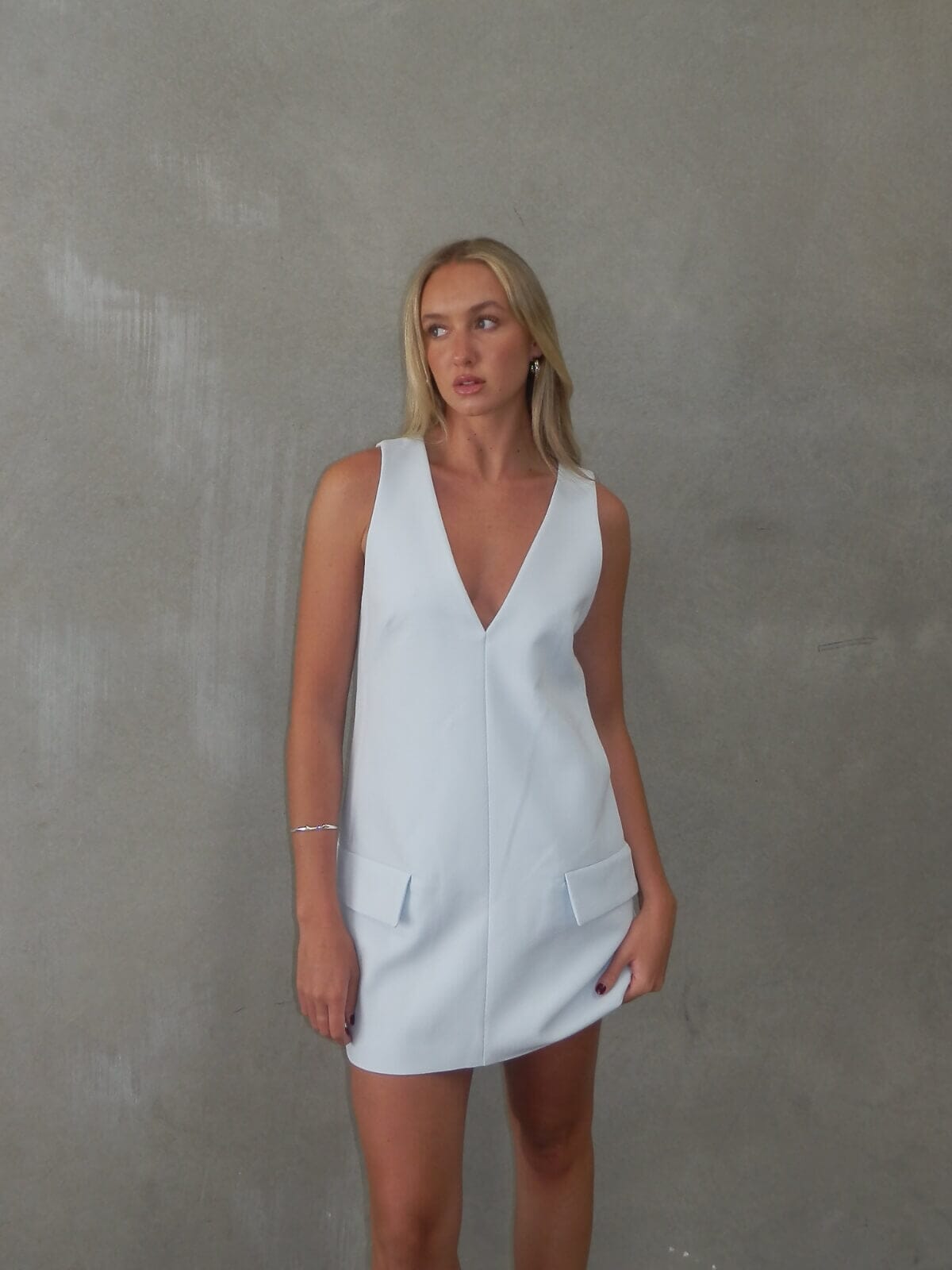 Helm Mini Dress - Ice Blue Dresses & Jumpsuits Camilla and Marc 