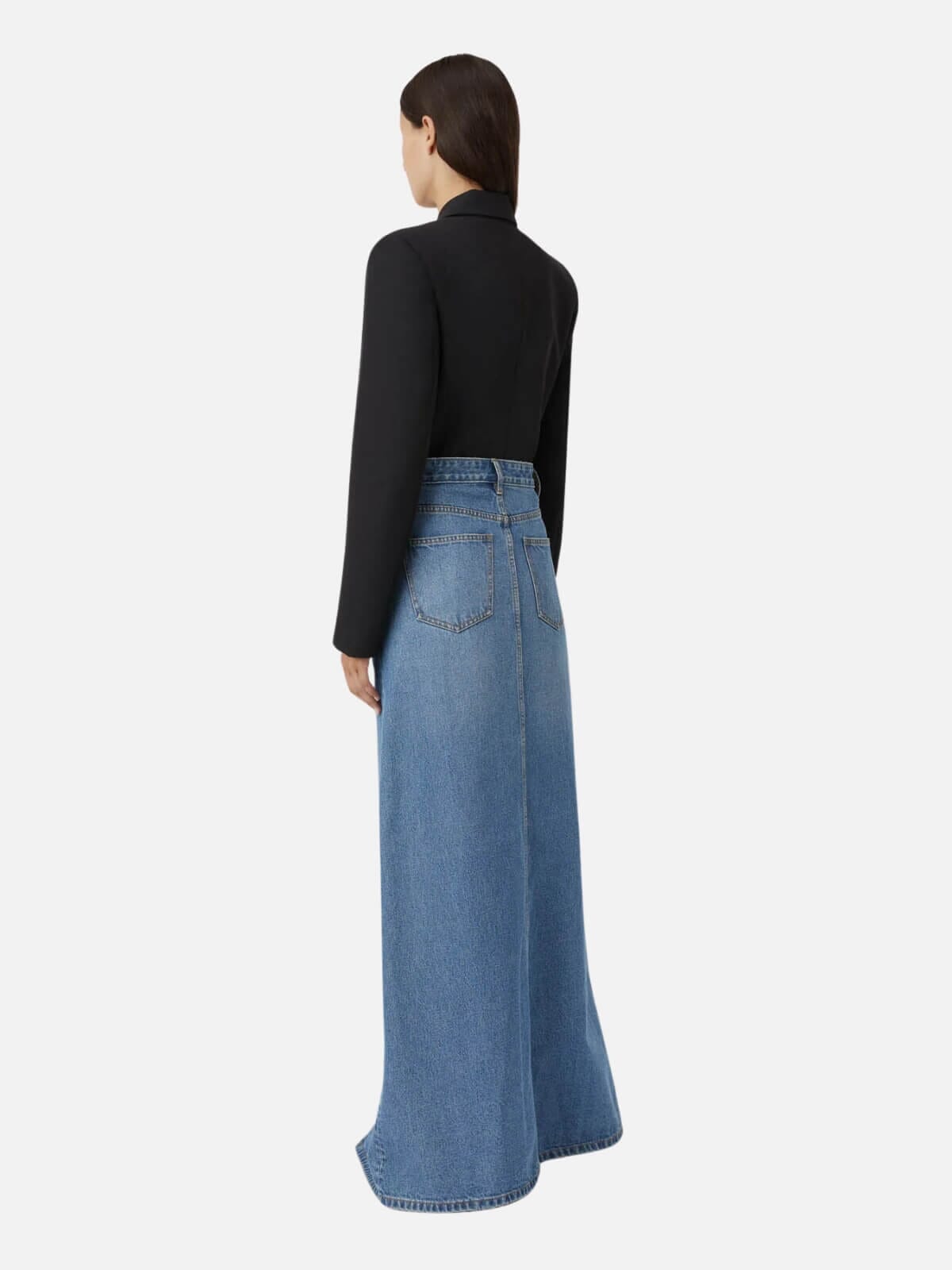 Camilla and Marc | Kennedy Denim Maxi Skirt - Classic Blue | Perlu