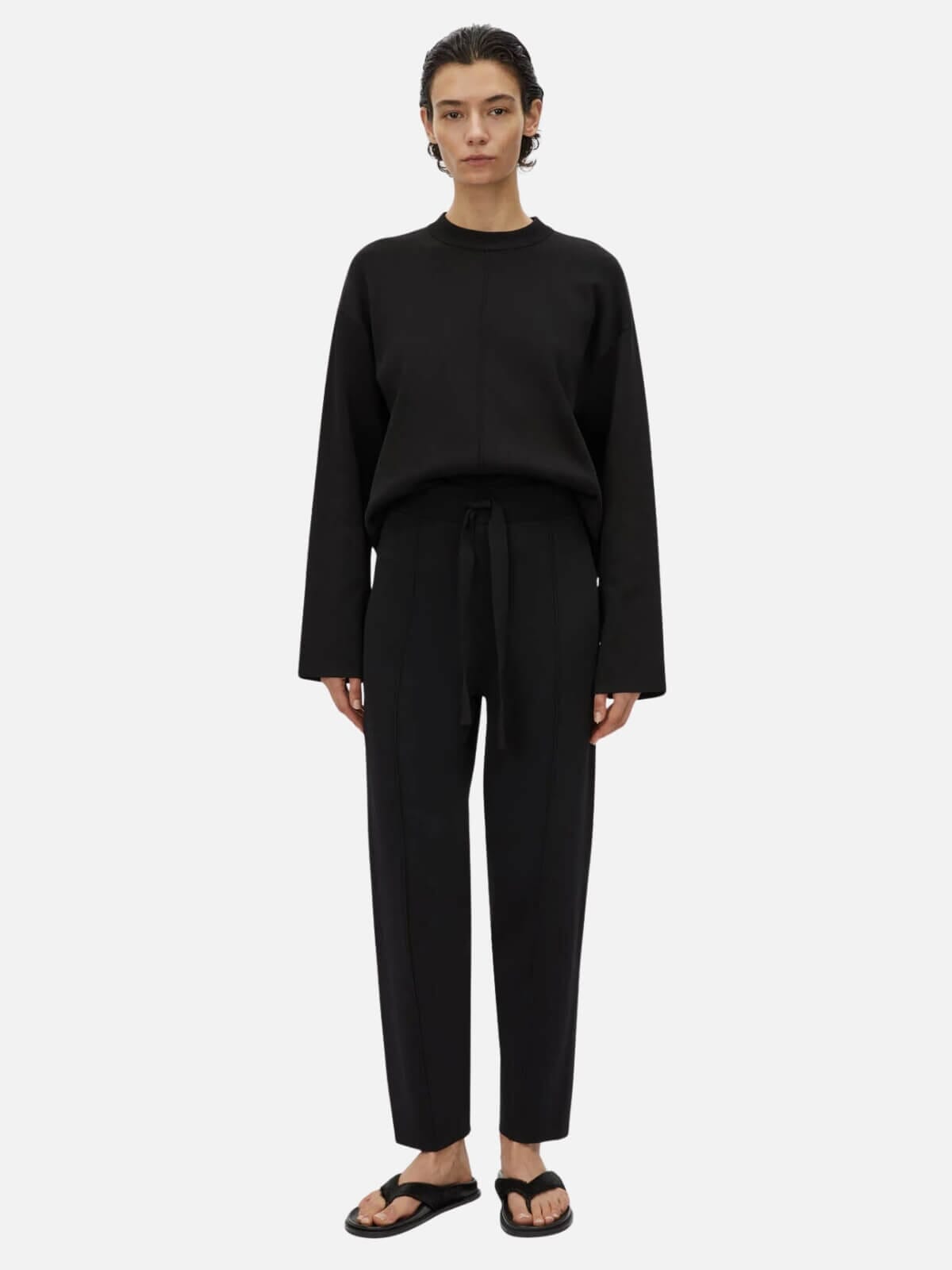 Lyndon Knit Pant - Black Pants Camilla and Marc 