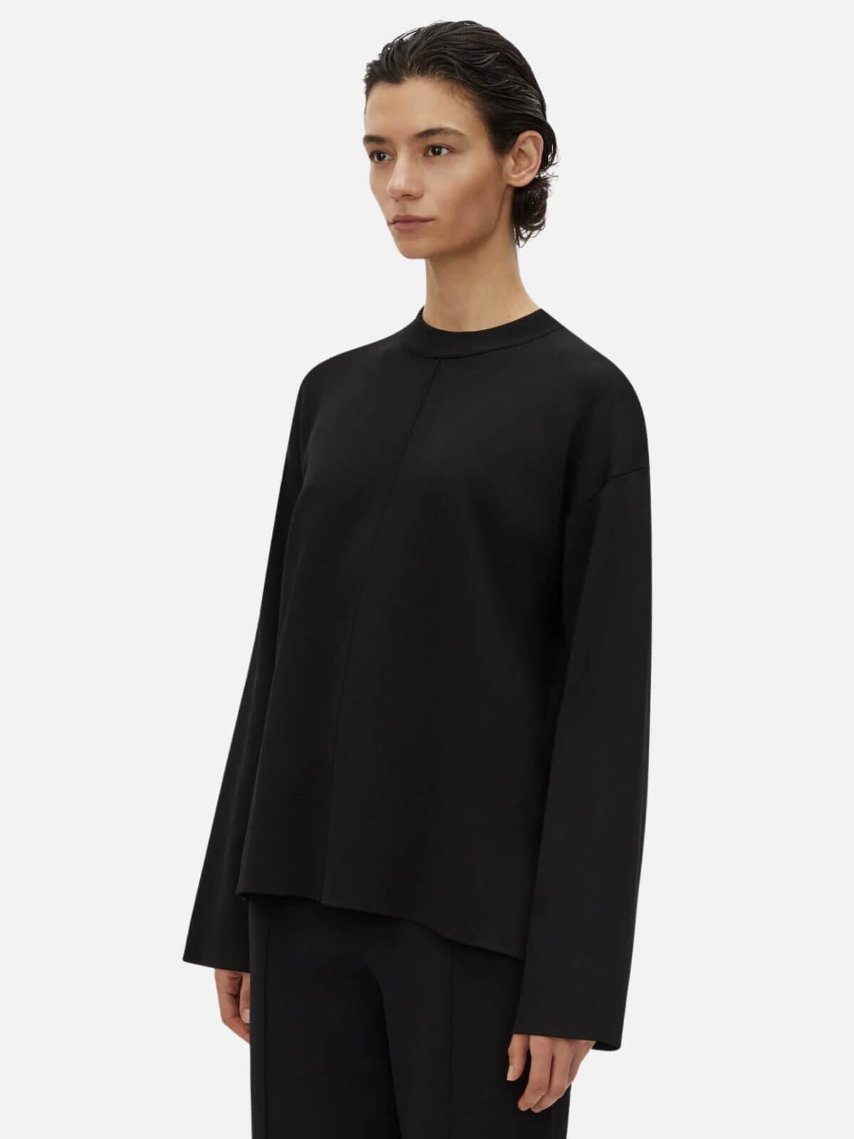 Lyndon Knit Sweater - Black Jumpers & Knitwear Camilla and Marc 