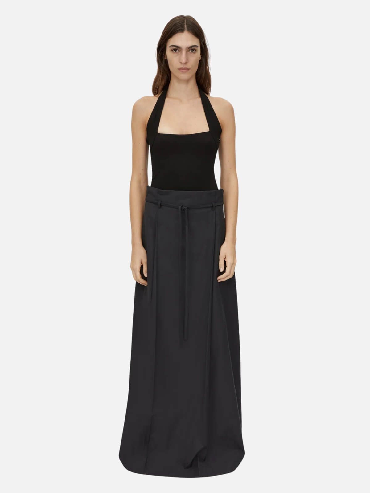 Phoebe Halter Bodysuit - Black