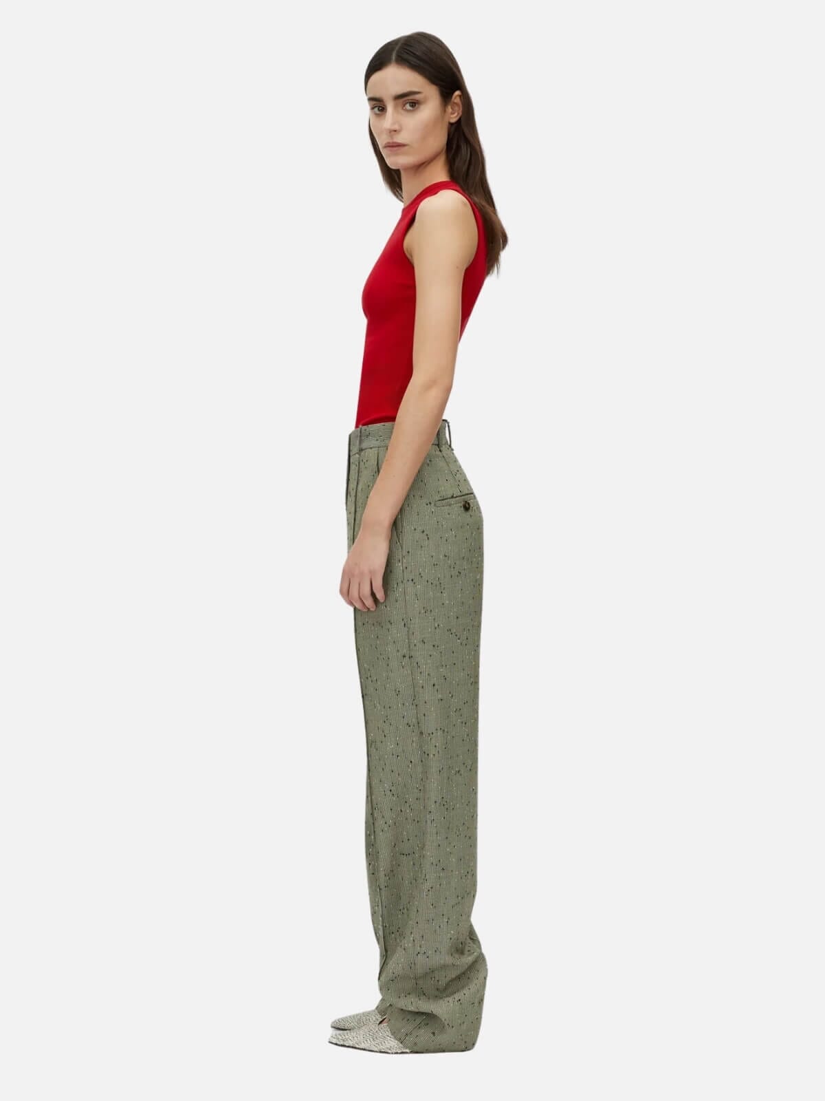 Nora Crew Tank - Ruby Red Tops Camilla and Marc 