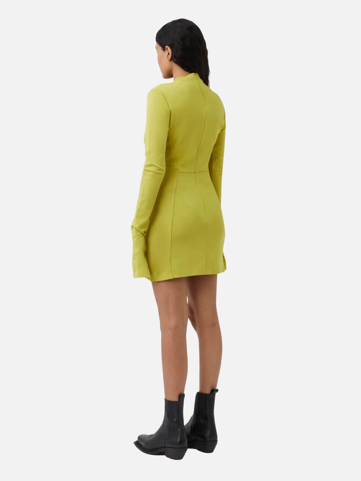 Olea Long Sleeve Dress - Chartreuse Dresses & Jumpsuits Camilla and Marc 