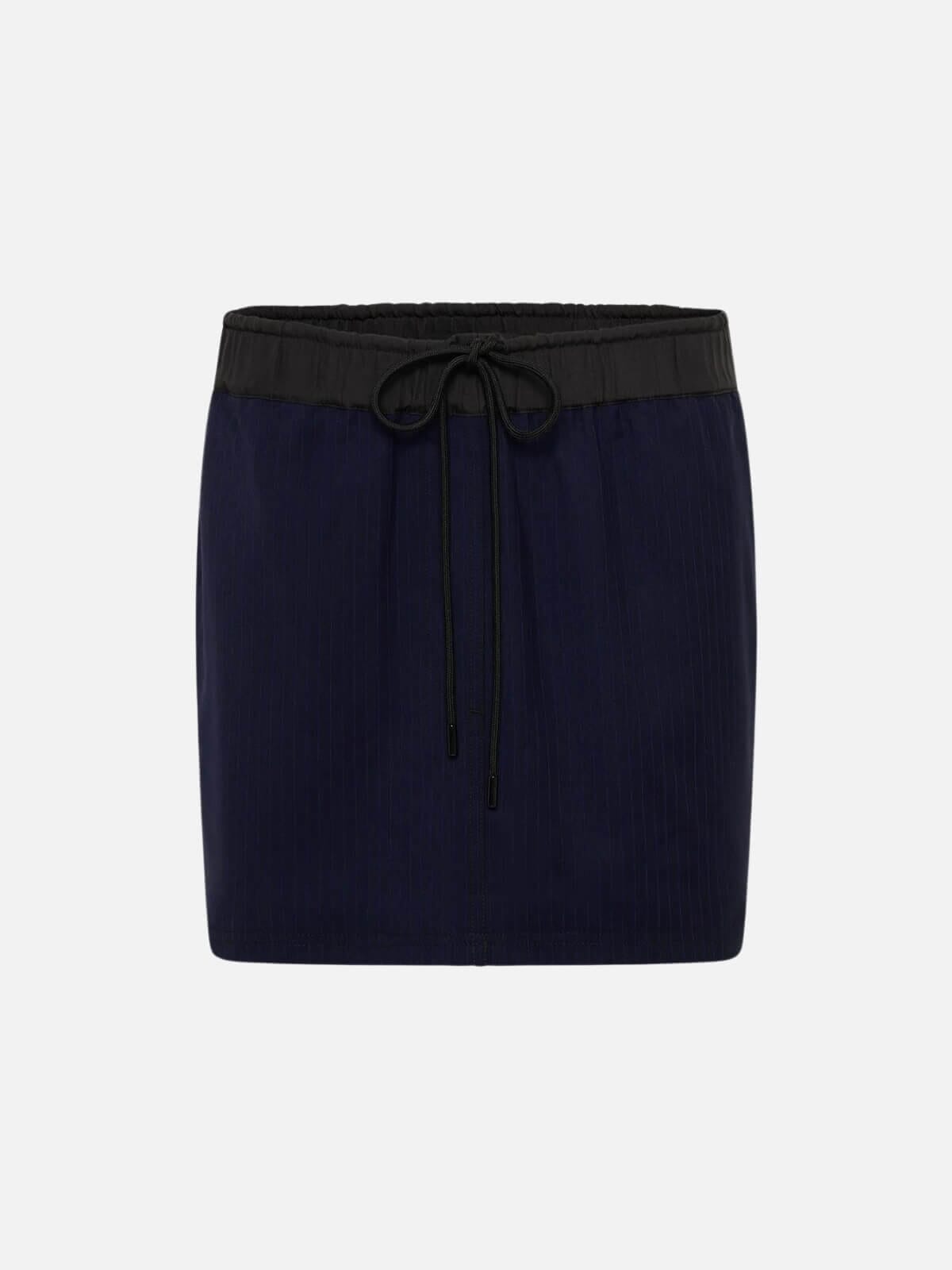 Camilla and Marc | Saphira Pinstripe Skirt - Ink Blue | Perlu