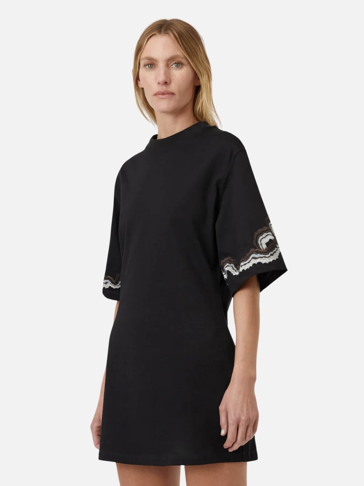 Serene Tee Dress - Black