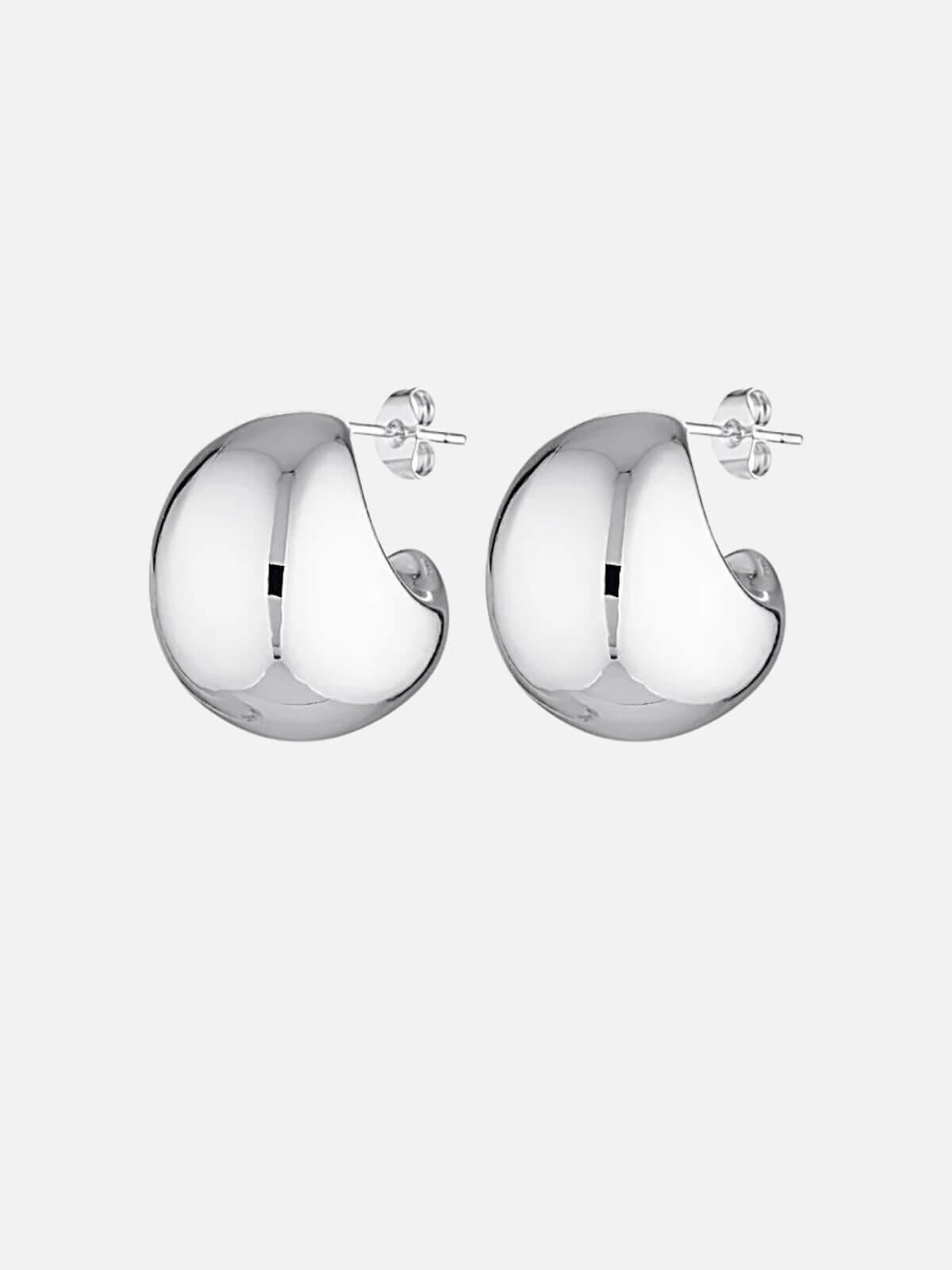 Cendre | Bobbi Earrings - Silver | Perlu