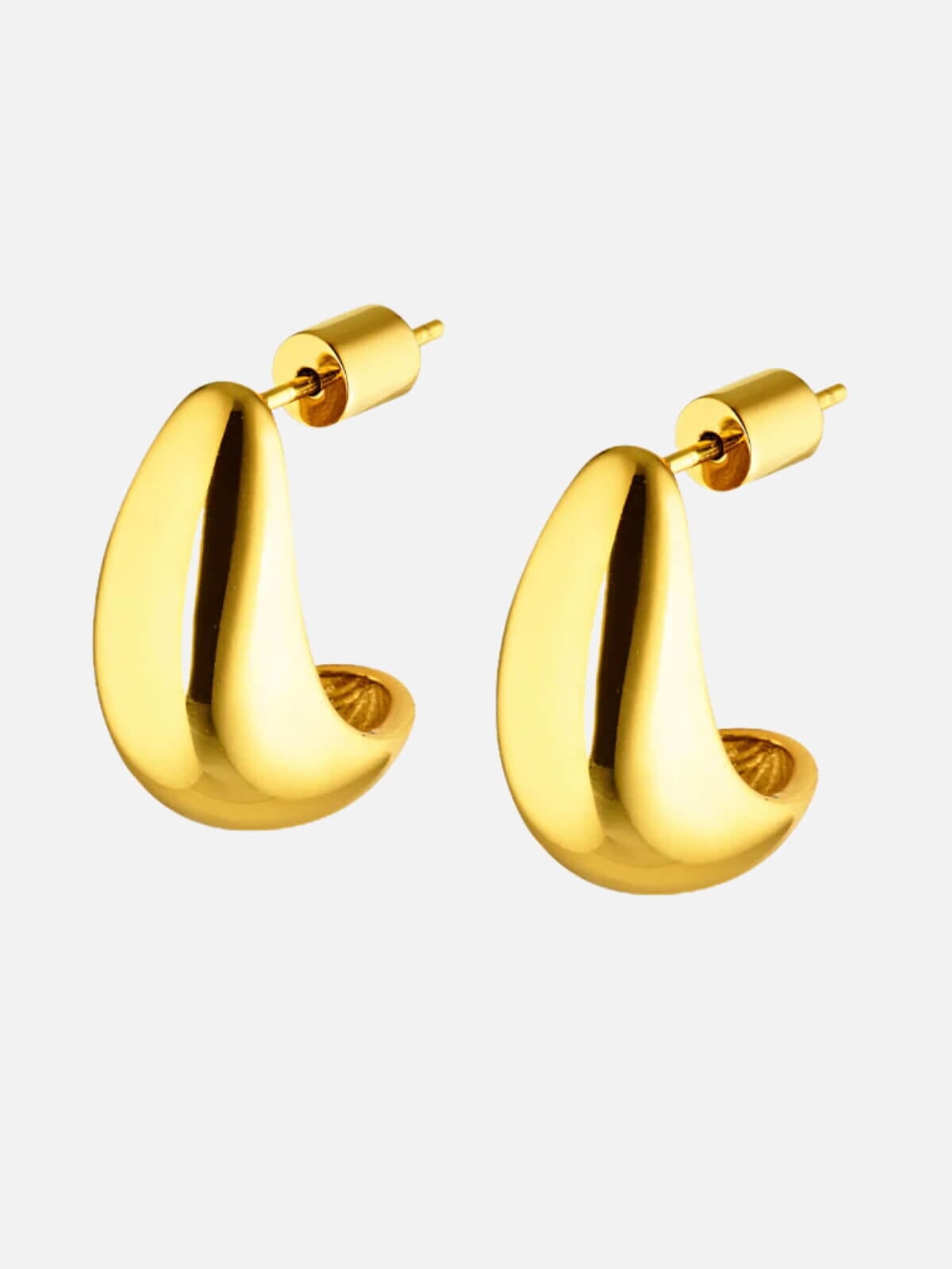 Cendre | Enna Earrings - Gold | Perlu