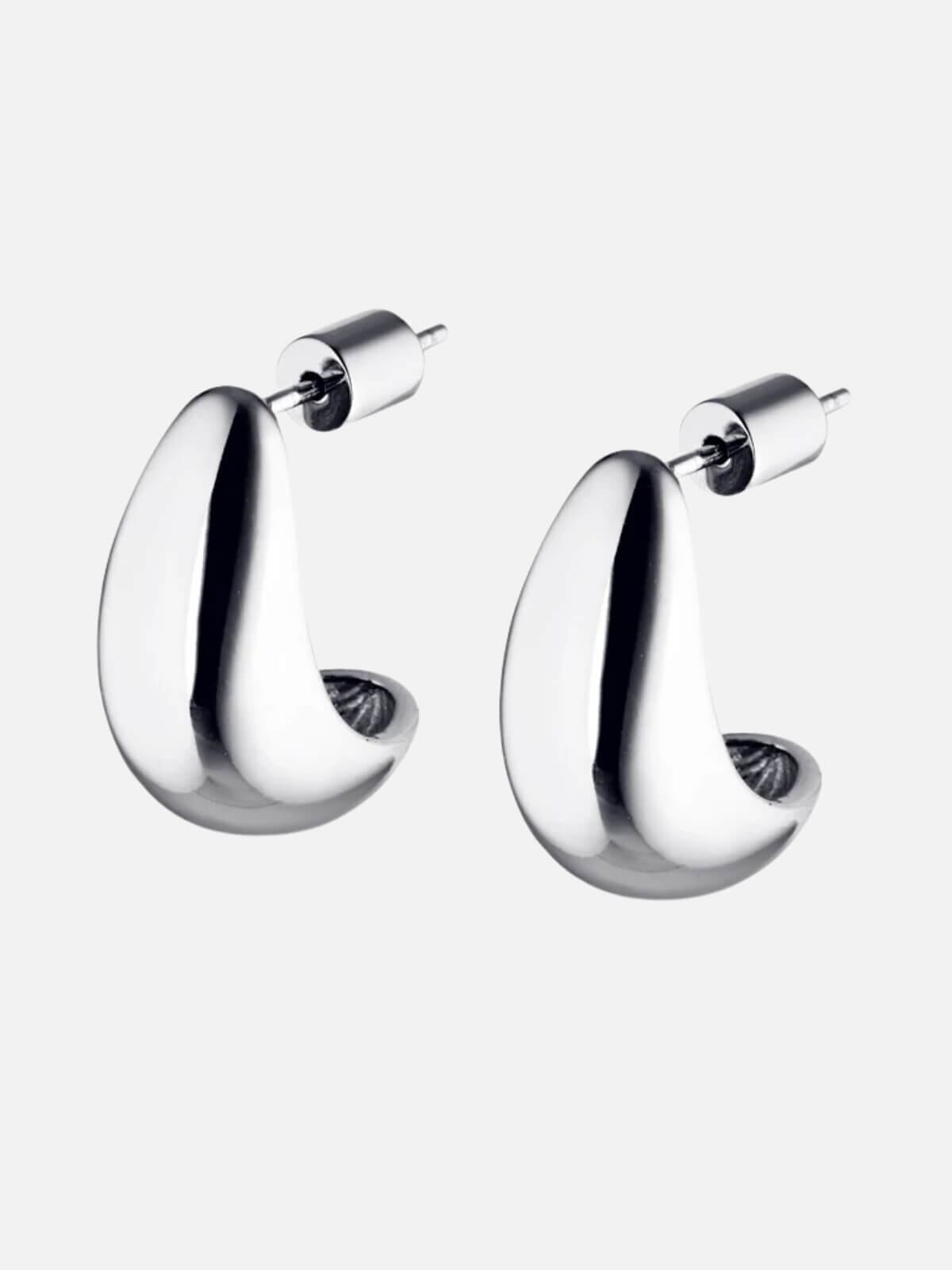 Cendre | Enna Earrings - Silver | Perlu