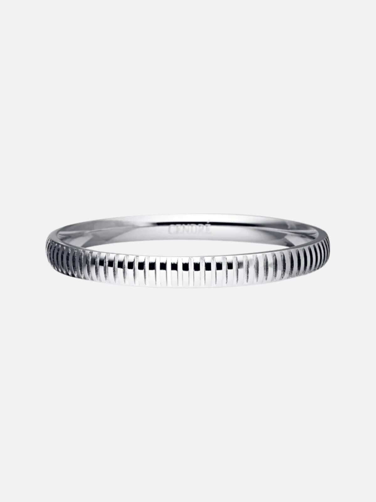 Cendre | Harper Bangle - Silver | Perlu