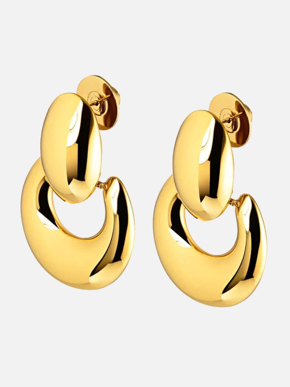 Cendre | Hattie Earrings - Gold | Perlu