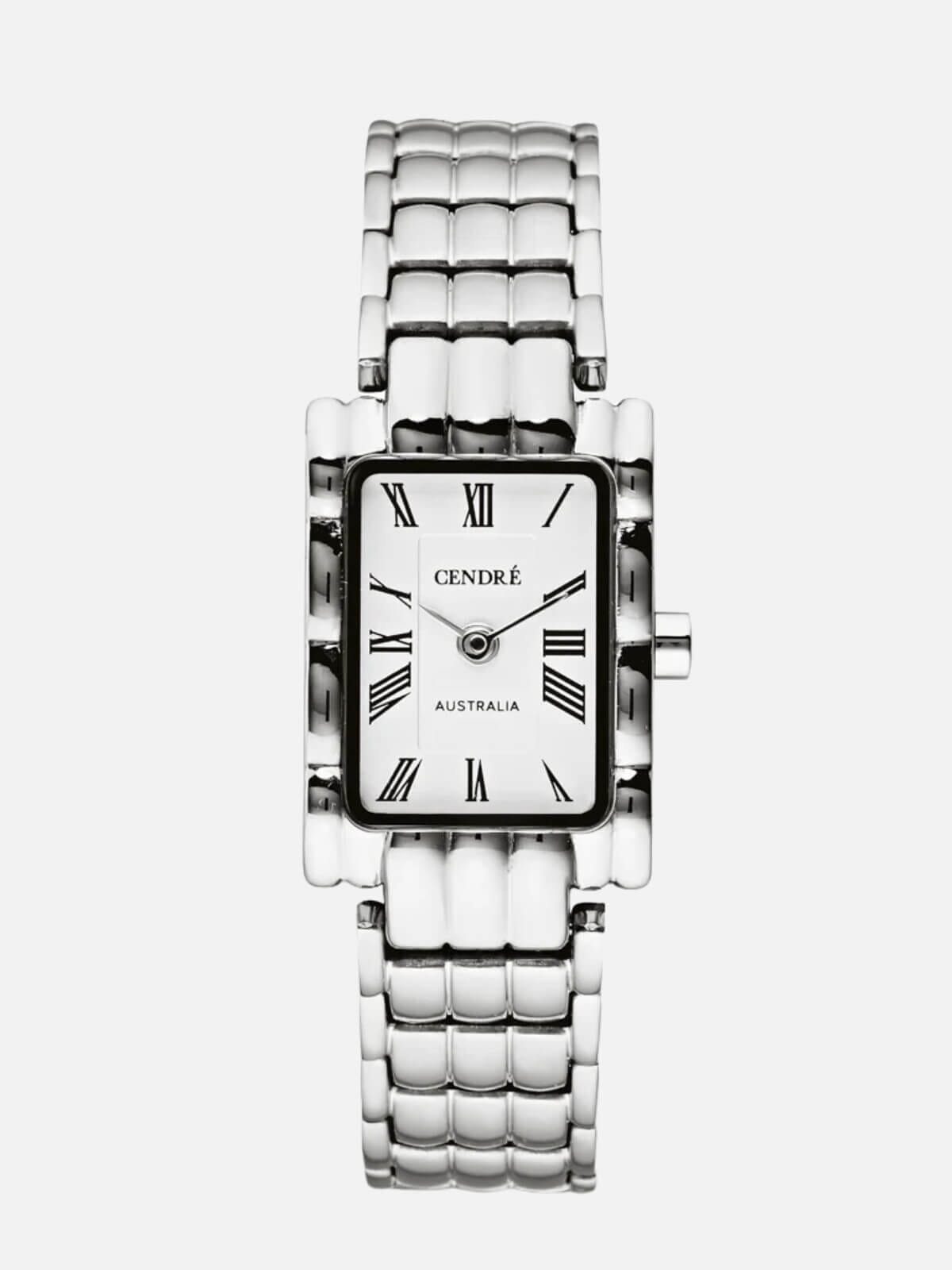 Cendre | Mila Watch - Silver | Perlu