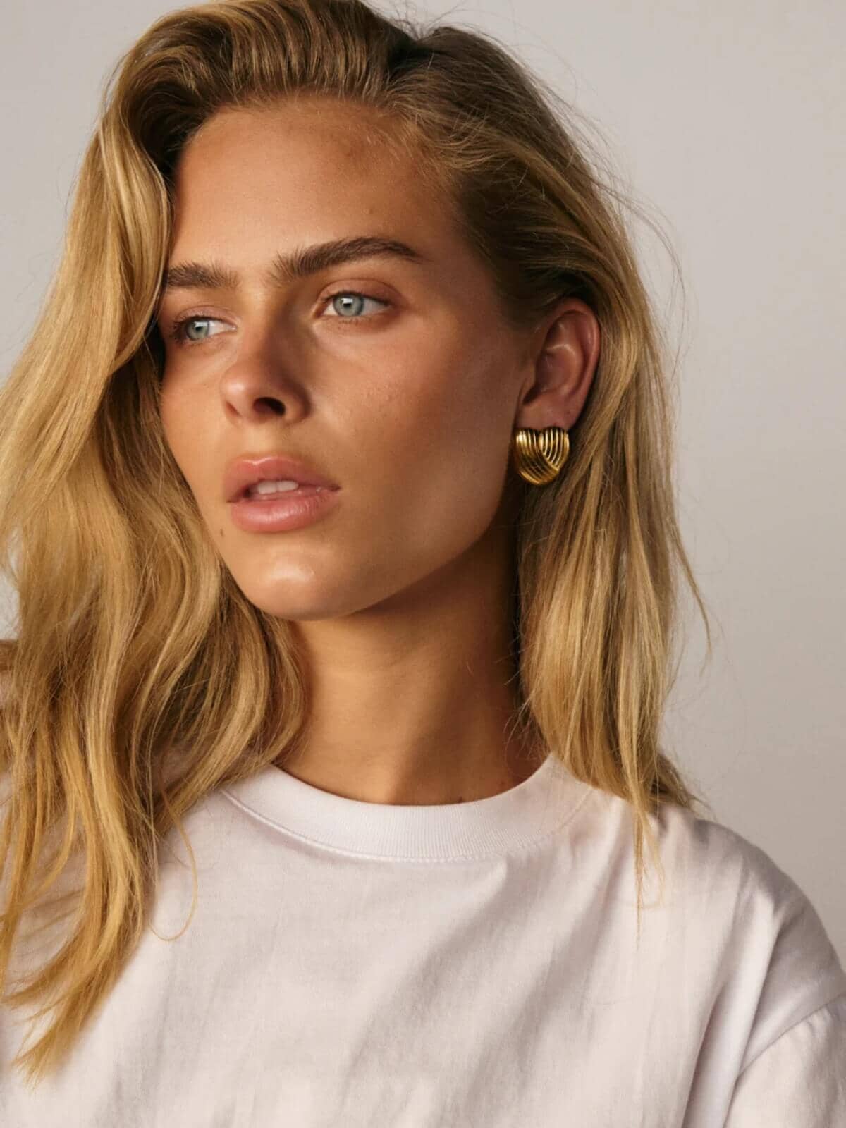 Cendre | Millie Earrings - Gold | Perlu