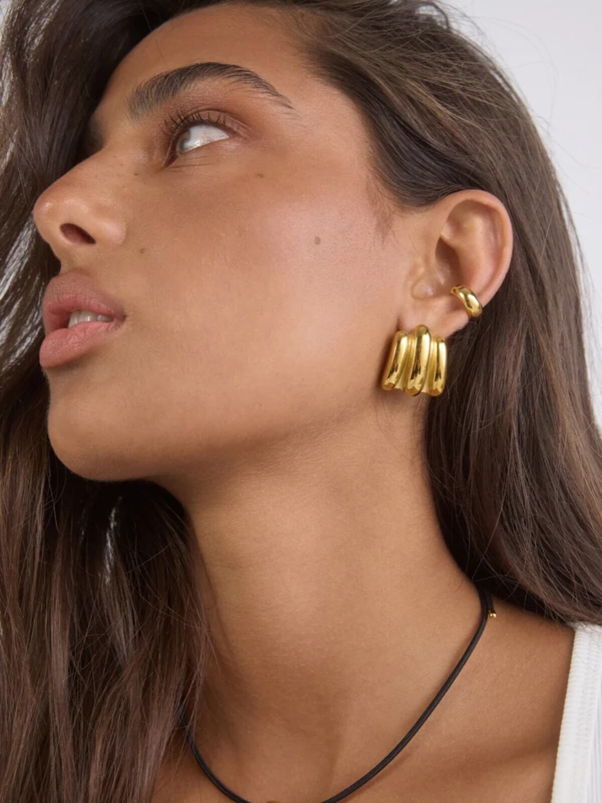 Cendre | Monte Earrings - Gold | Perlu