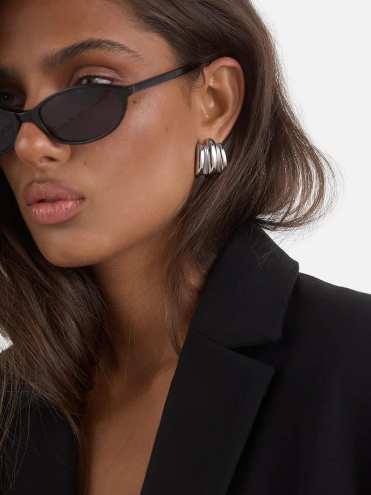 Monte Earrings - Silver Accessories Cendre 