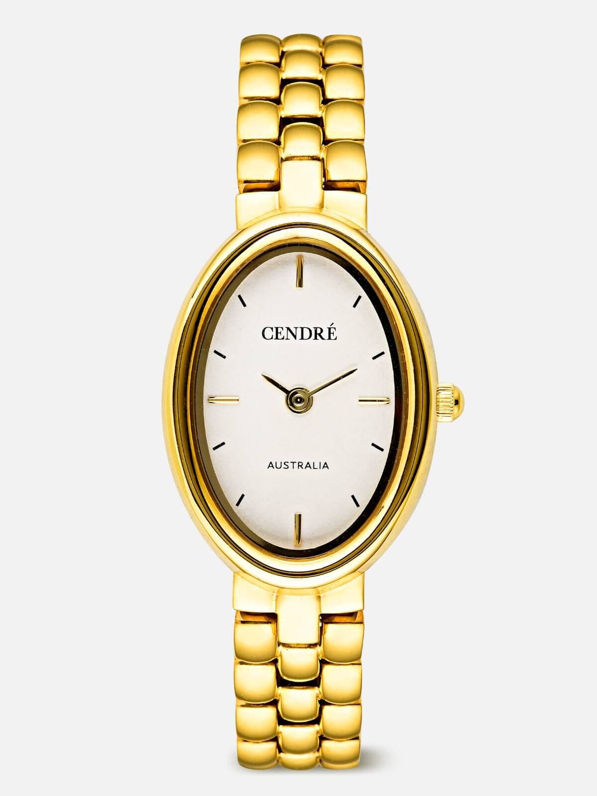 Cendre | Phoebe Watch - Gold | Perlu