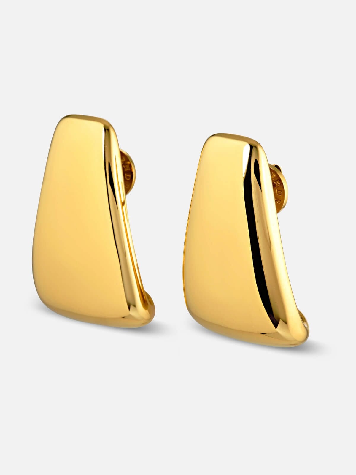 Cendre | Yvette Earrings - Gold | Perlu