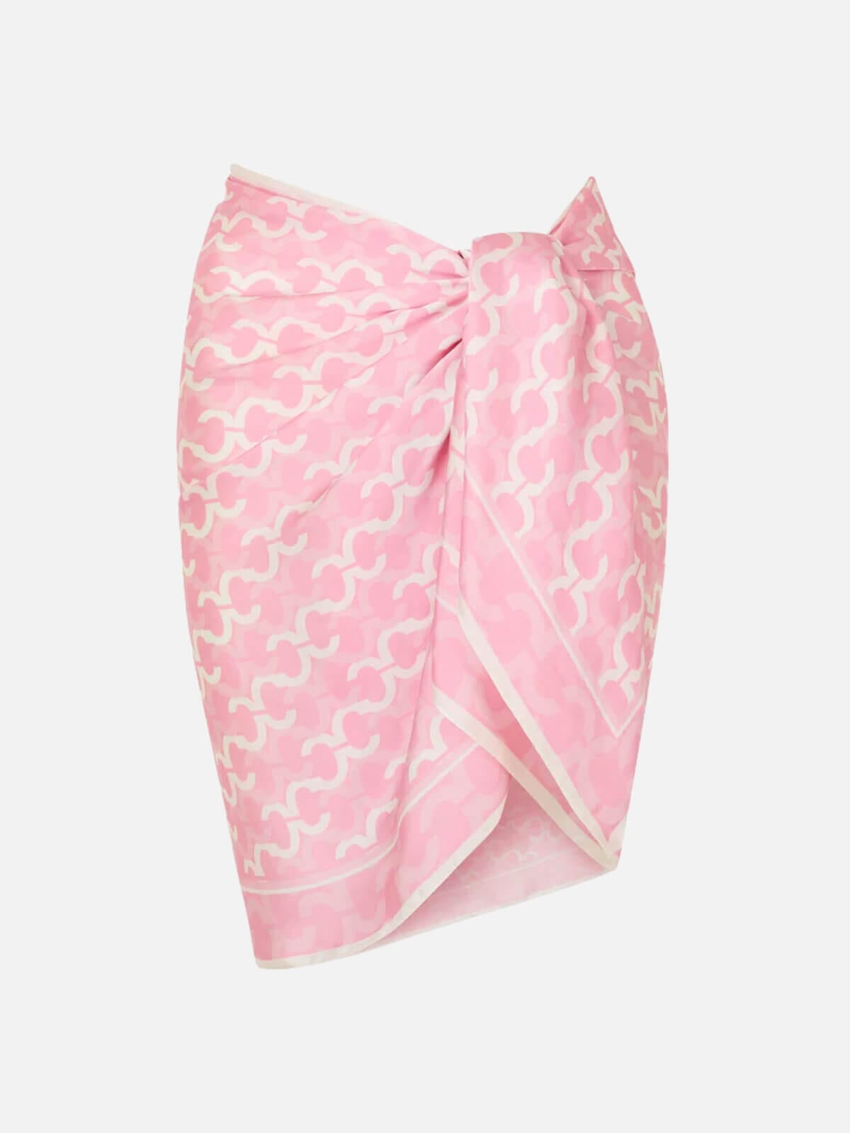 Short Scarf - Logomania Pink Accessories Cin Cin 