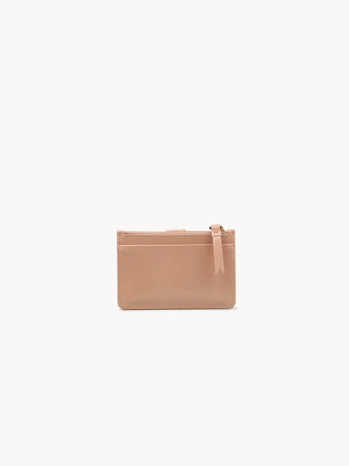 Dylan Kain | The Zoe Patent Card Wallet - Fawn - Light Gold | Perlu
