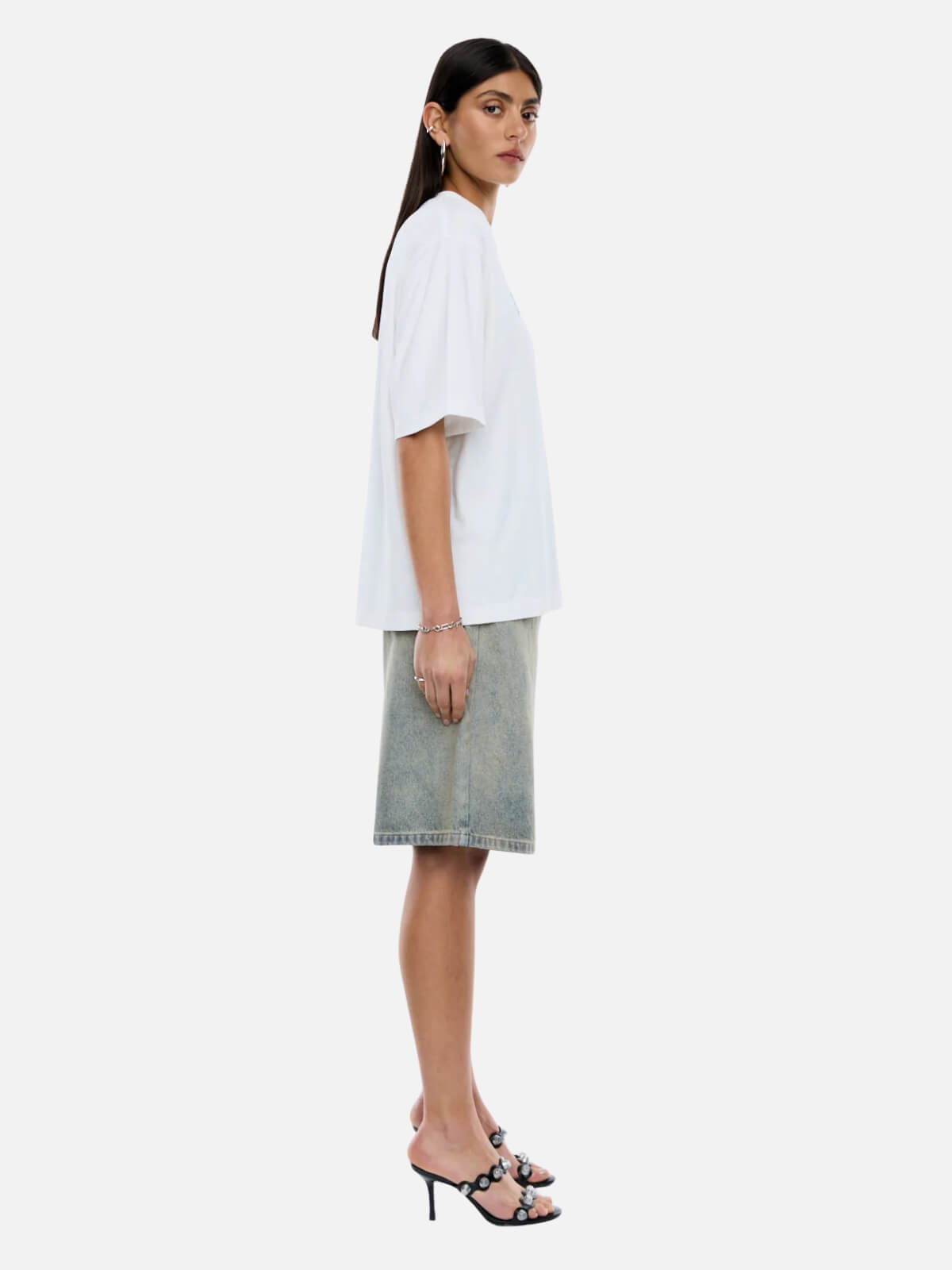 Peaches Tee - Vintage White