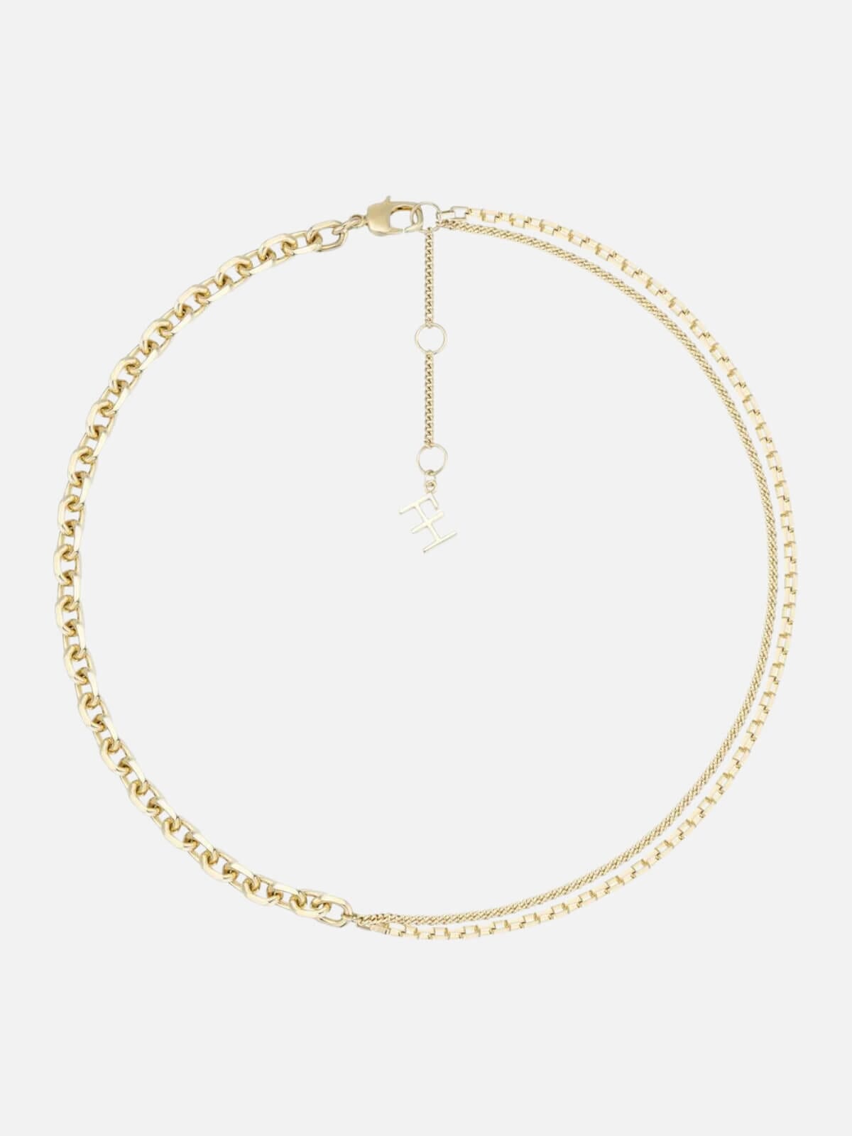 F+H | Emerge Multi Chain Necklace: 18K Gold Plating | Perlu