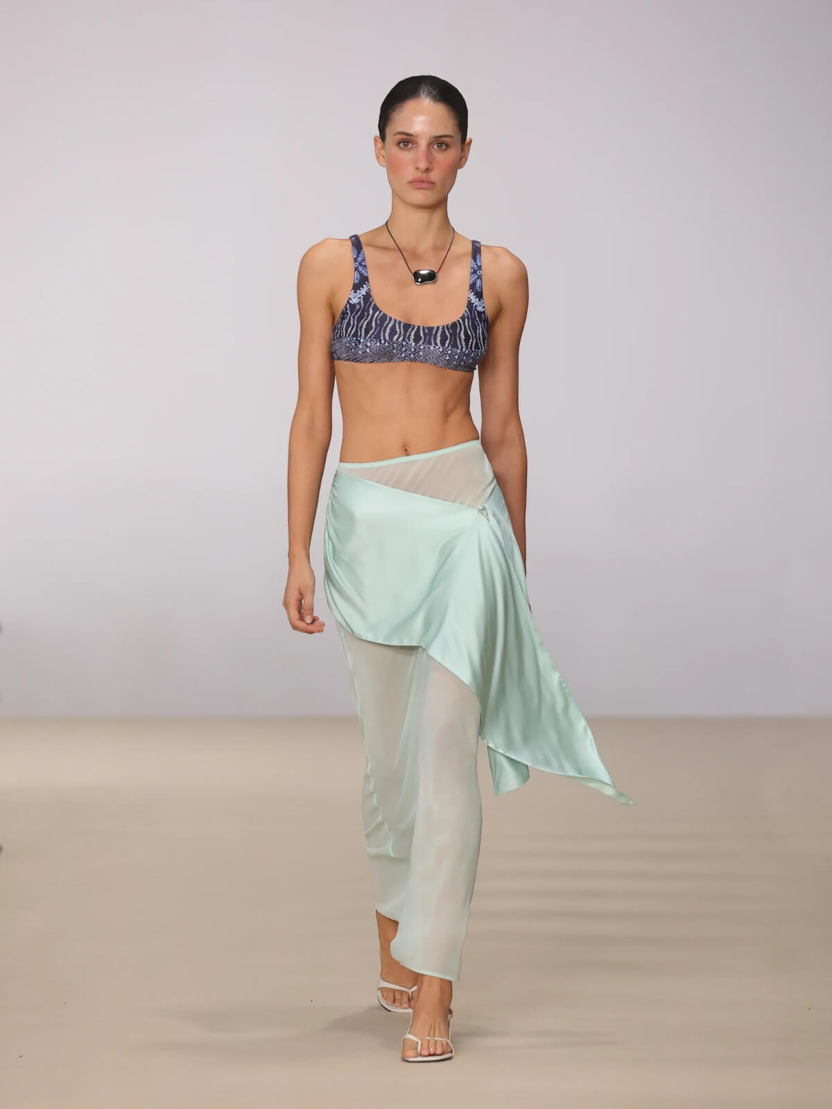Aisling Halter Top - Seafoam