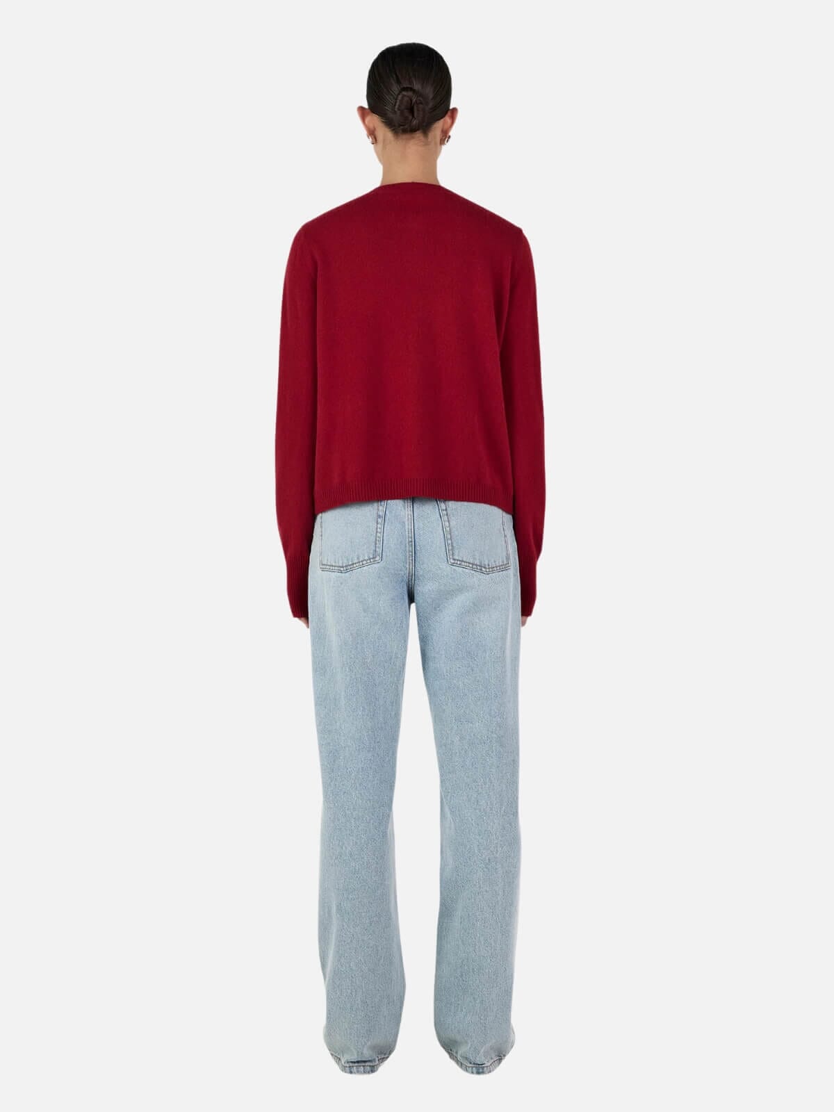 Dolly Cashmere Cardigan - Red Dahlia Jumpers & Knitwear Hansen and Gretel 