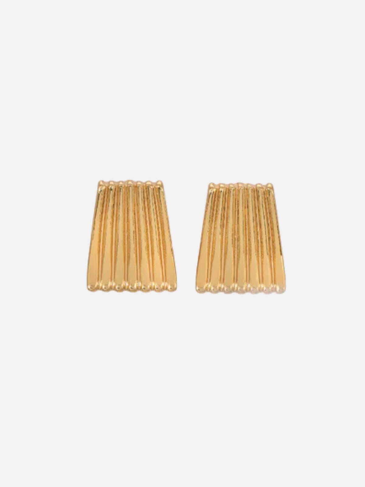 Ribbed - Gold Earrings Heaven Mayhem 