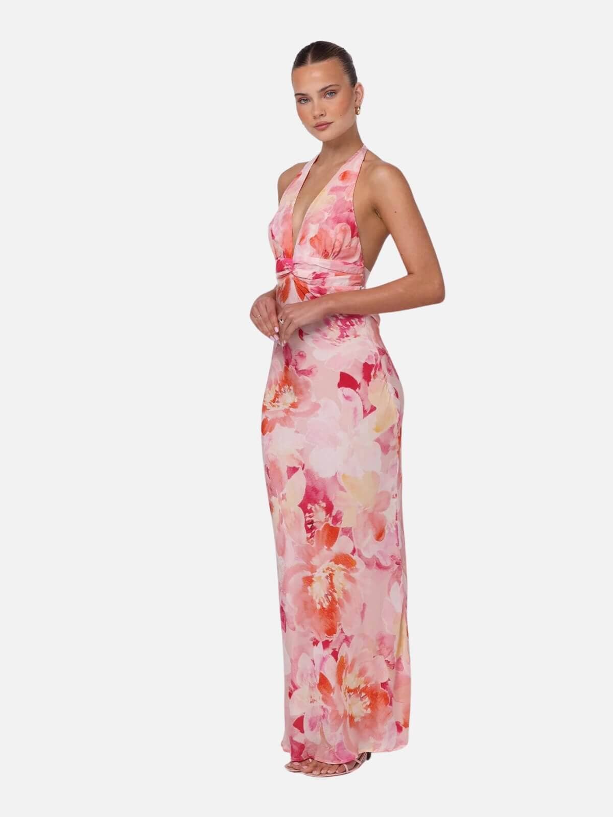 Isabelle Quinn | Elodie Maxi Dress - Dahlia Floral | Perlu