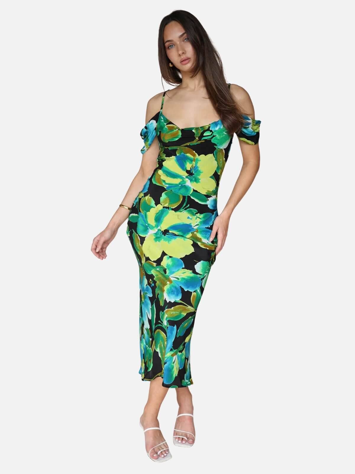 Wren Maxi Dress - Black Tropicalé Dresses & Jumpsuits Isabelle Quinn 