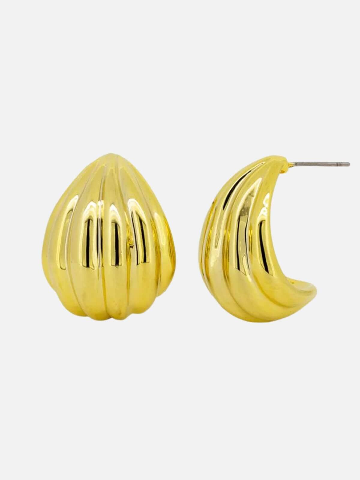 Jolie & Deen | Carine Earrings - Gold | Perlu