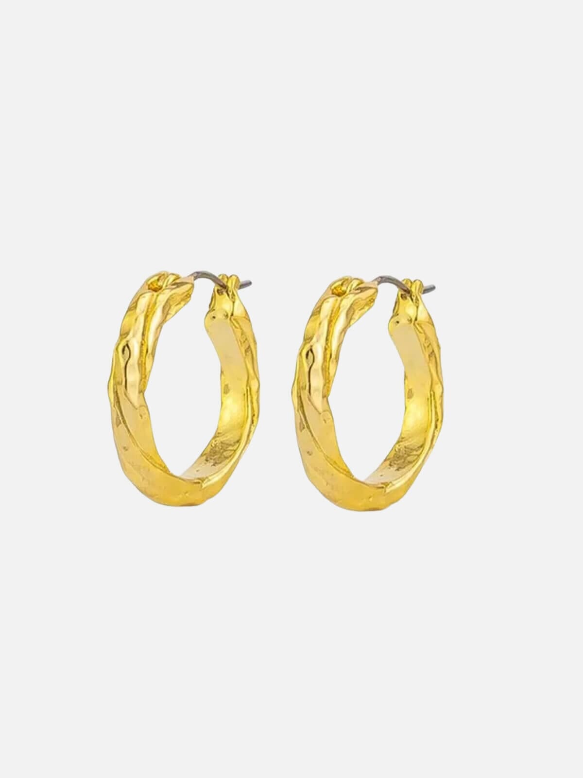 Catalina Hoops - Gold Earrings Jolie & Deen 
