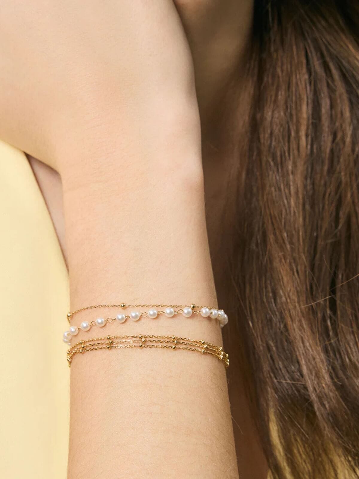 Eliana Bracelet - Gold Bracelets Jolie & Deen 