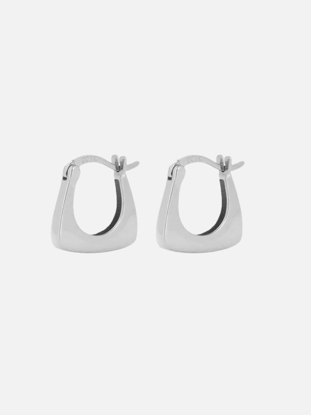Mackenzie Sleepers - Silver Earrings Jolie & Deen 