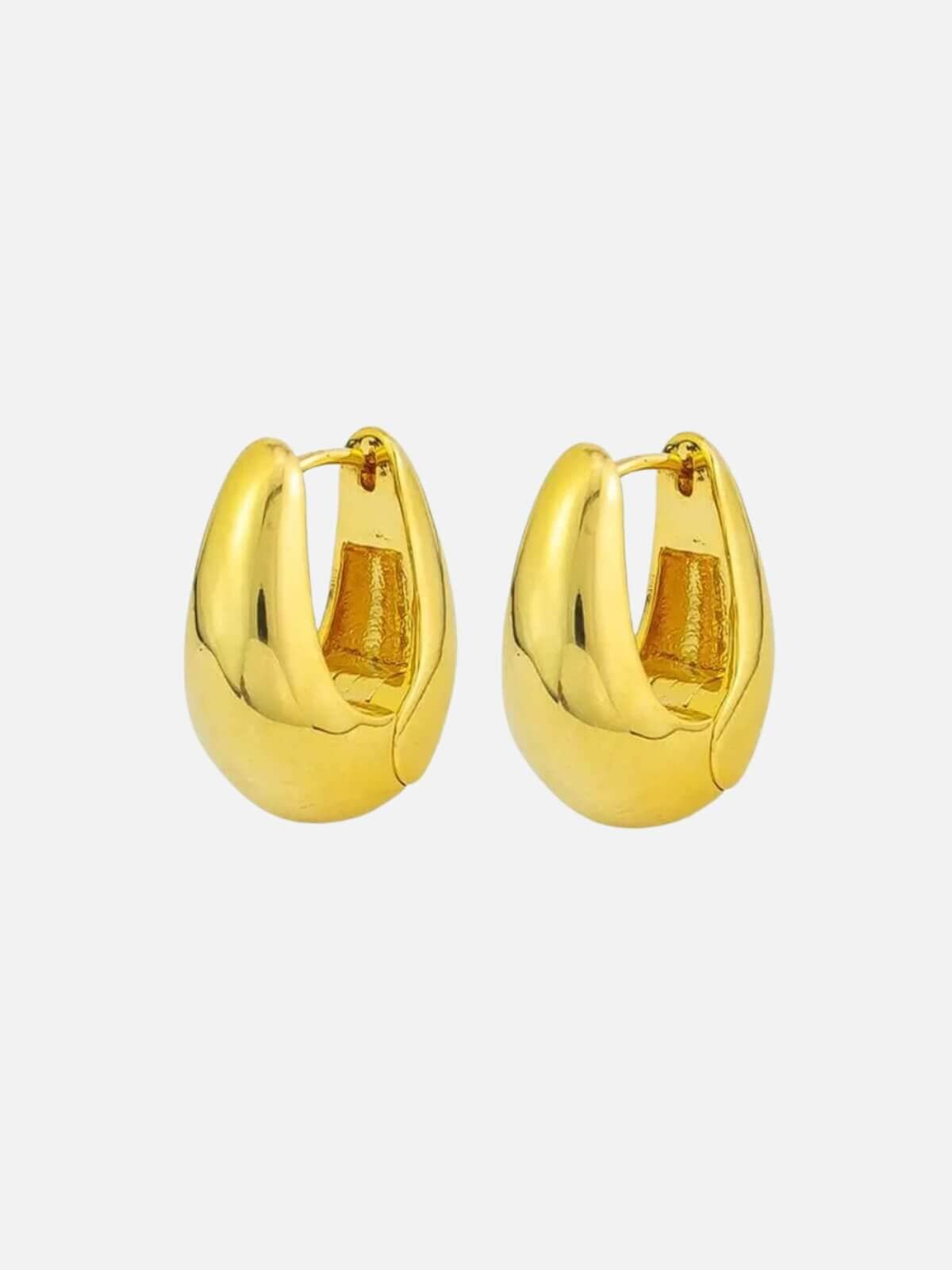 Odessa Hoops - Gold Earrings Jolie & Deen 