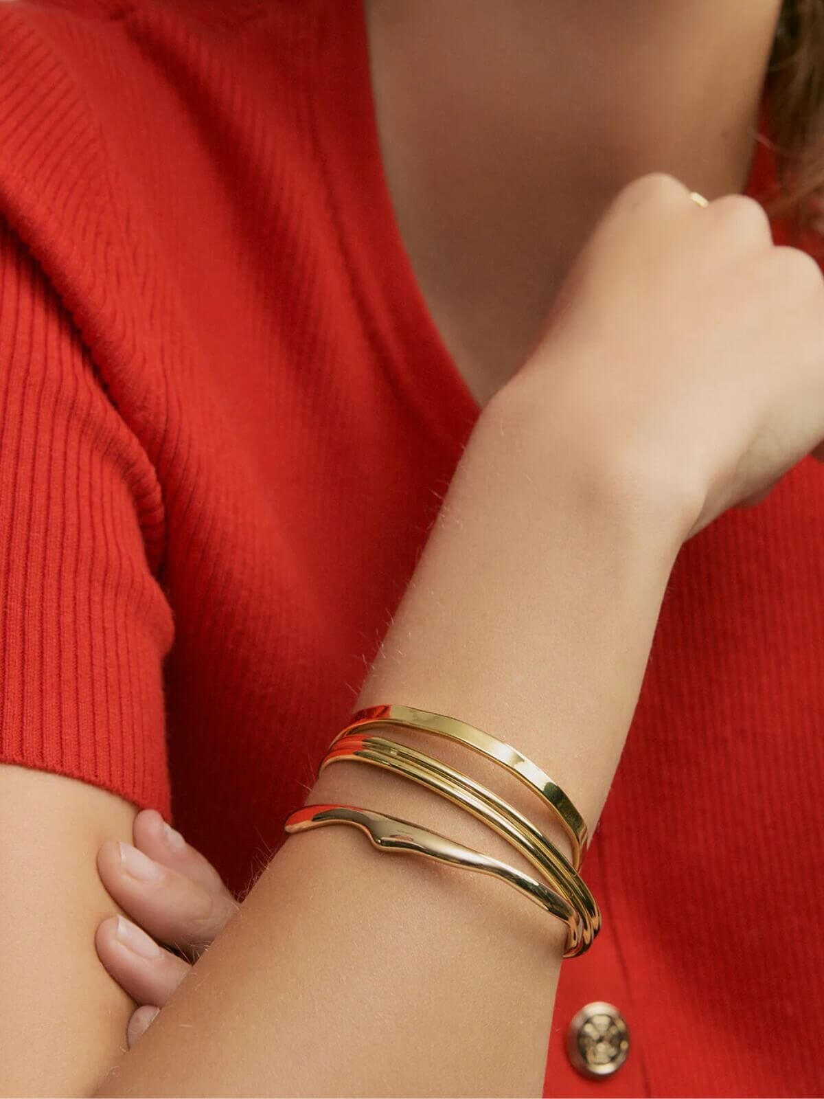 Ursula Cuff - Gold Bracelets Jolie & Deen 