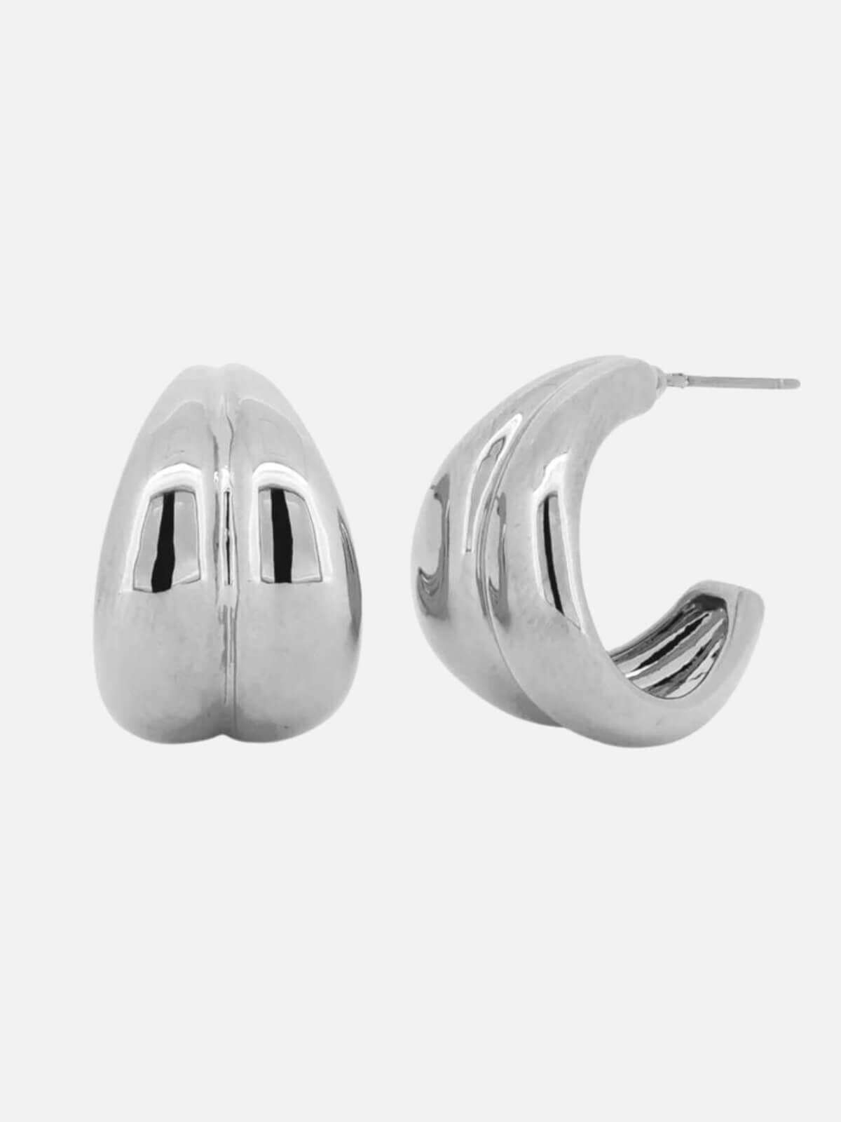 Jolie & Deen | Zephyrine Earrings - Silver | Perlu