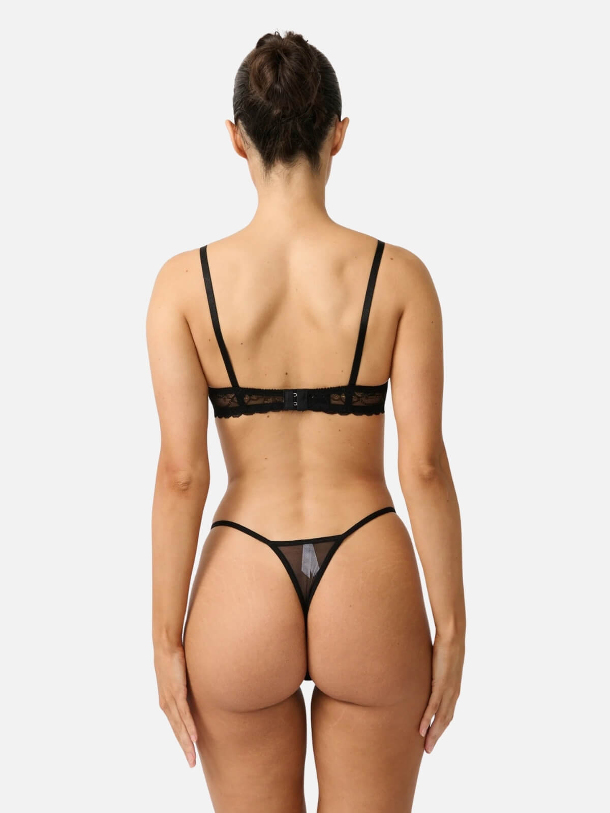 Maverick Underwire Lace Bra - Black