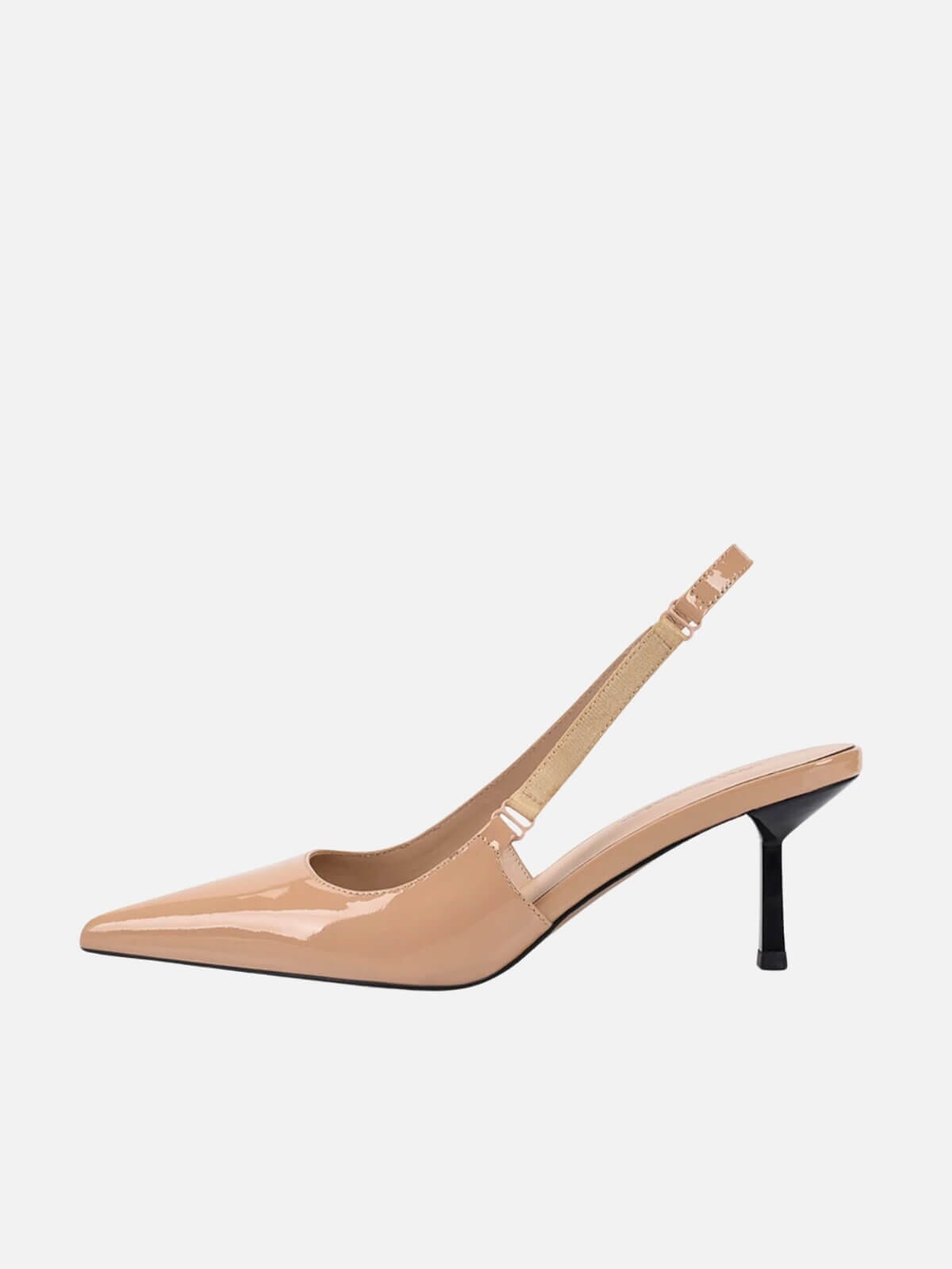 Lana Wilkinson | Alyssa Pump - Beige Patent | Perlu