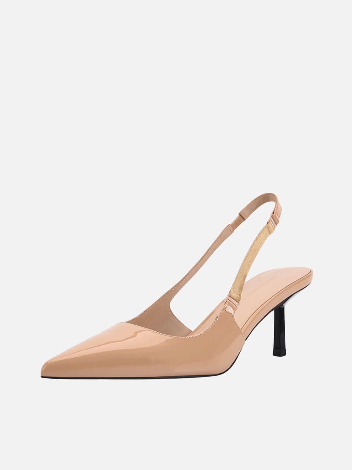 Lana Wilkinson | Alyssa Pump - Beige Patent | Perlu