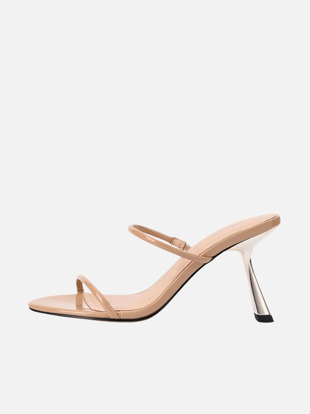 Lana Wilkinson | Marilyn Sandal - Beige Patent Leather | Perlu