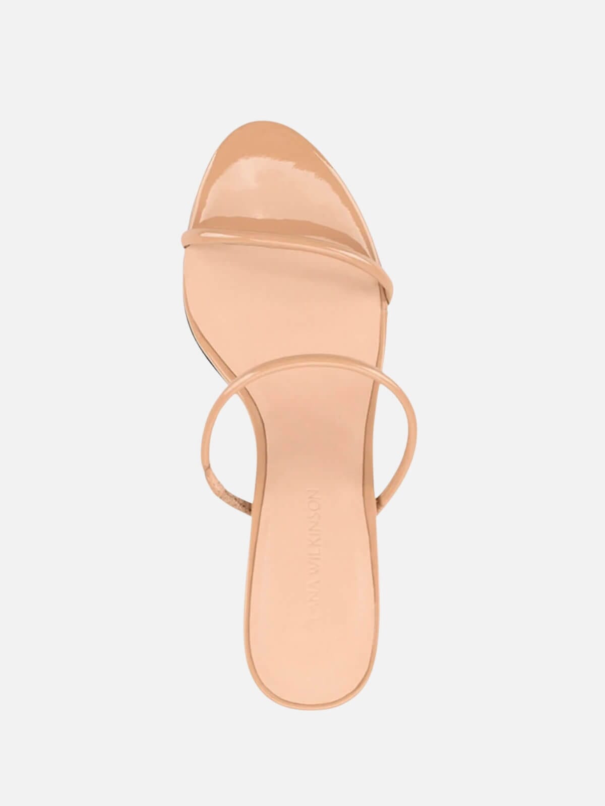 Marilyn Sandal - Beige Patent Leather Shoes Lana Wilkinson 
