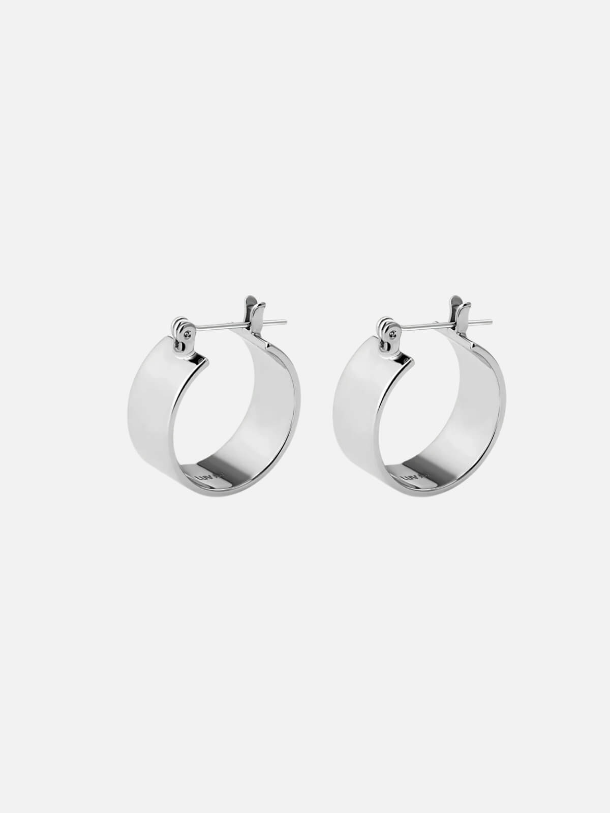 Positano Hoops -Silver