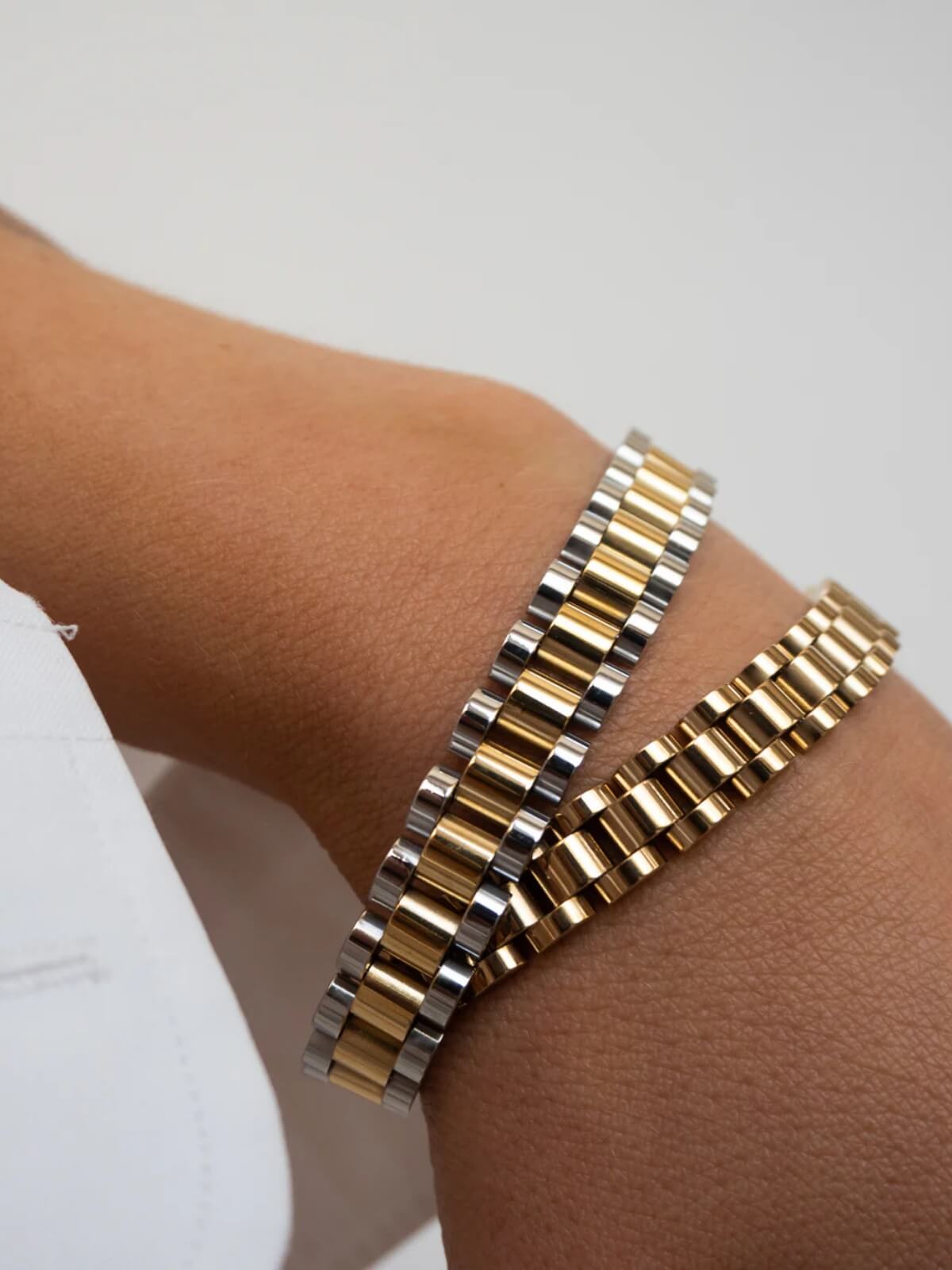 Timepiece Bracelet - Two Tone