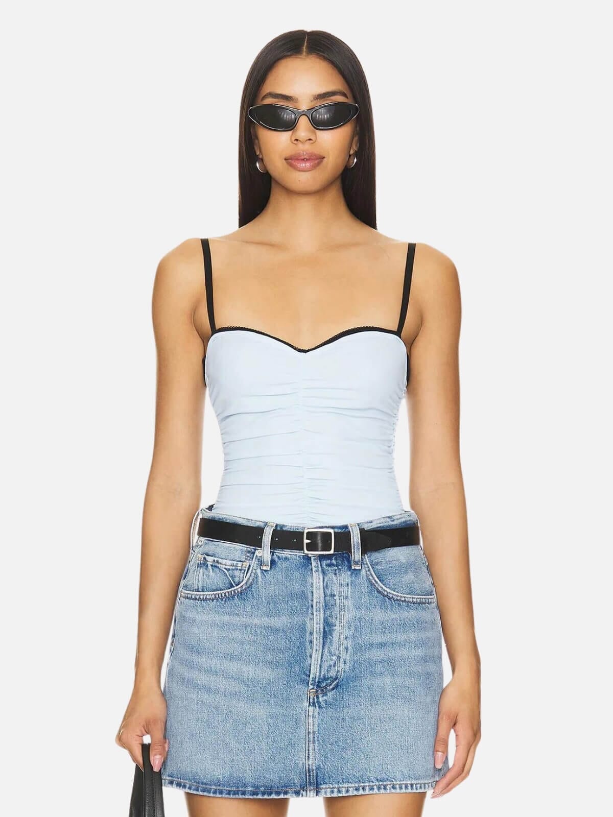 Miaou | Renzo Tube Top - Baby Blue | Perlu