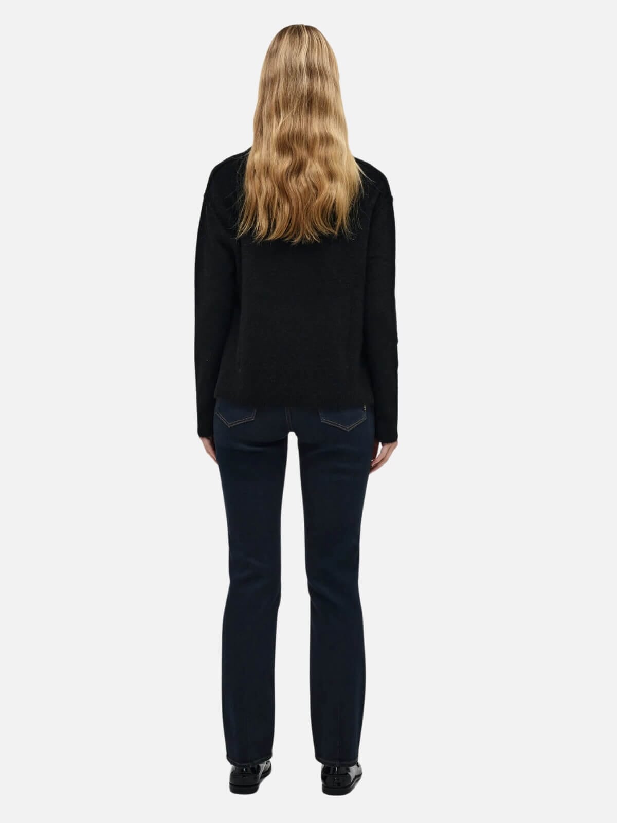 Neuw Denim | Alpaca Blend Crew - Black | Perlu